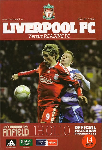 Liverpool FC v Reading FC